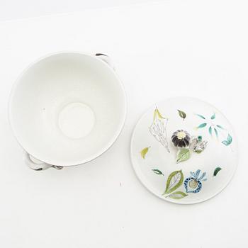 Stig Lindberg, covered bowl Gustavsberg porcelain mid-20th century.