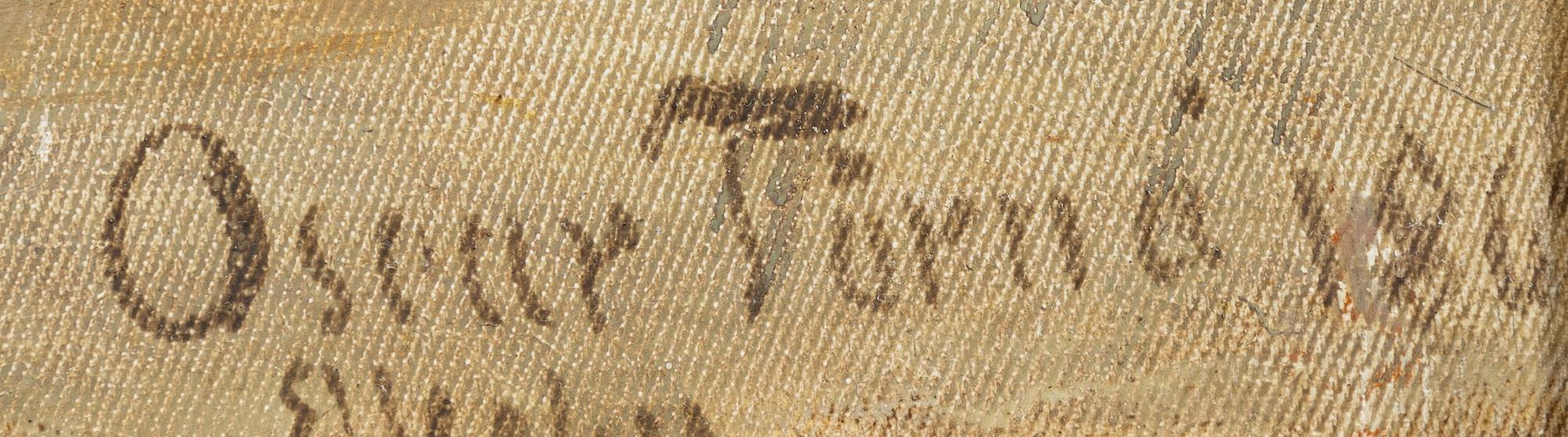 Oscar Törnå, oil on canvas, signed and dated Ekeby 1867.
