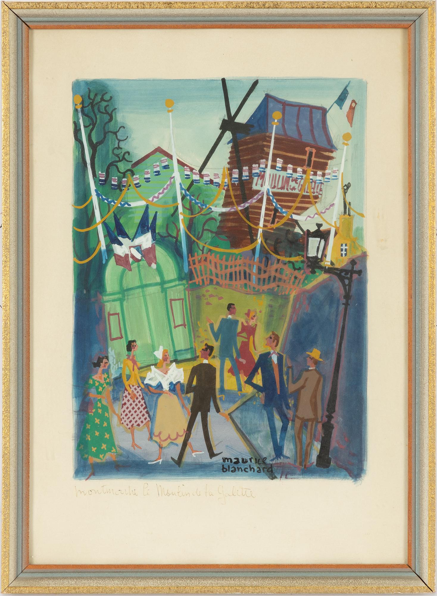 Maurice Blanchard, "Montmartre".
