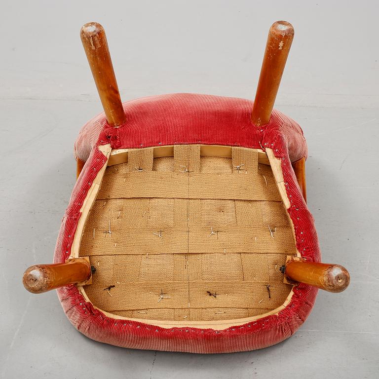 FÅTÖLJ, "Clam Chair" / "Muslinge", Philip Arctander, tillskriven, 1900-talets mitt.