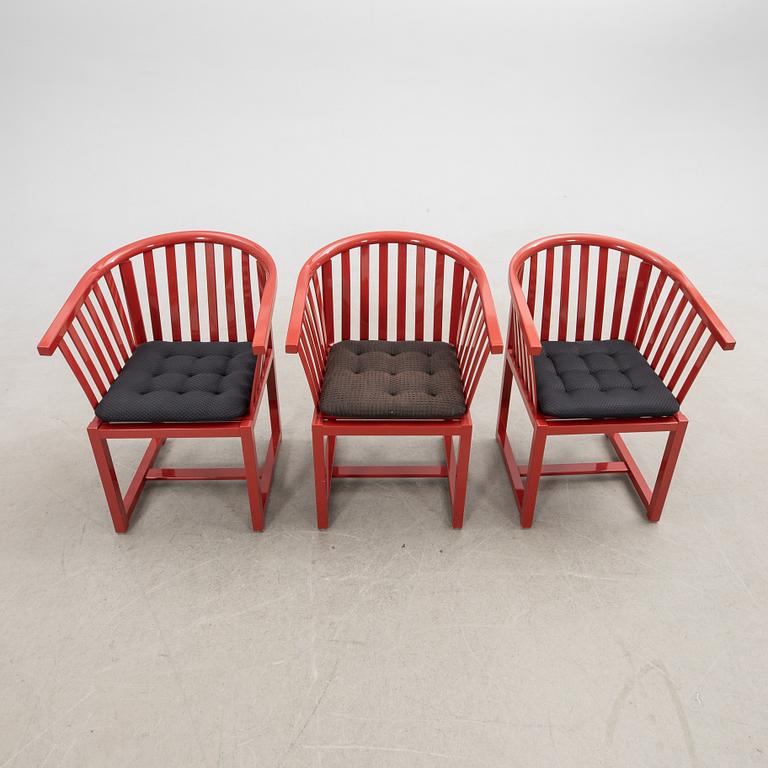 Åke Axelsson, karmstolar, 3 st, "Waxholmaren", Gärsnäs.