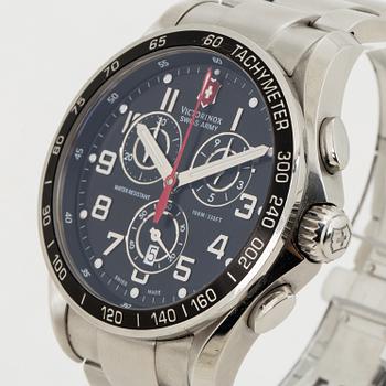 VICTORINOX, Swiss Army, Chrono Classic, "Tachymeter", chronograph, wristwatch, 42 mm.