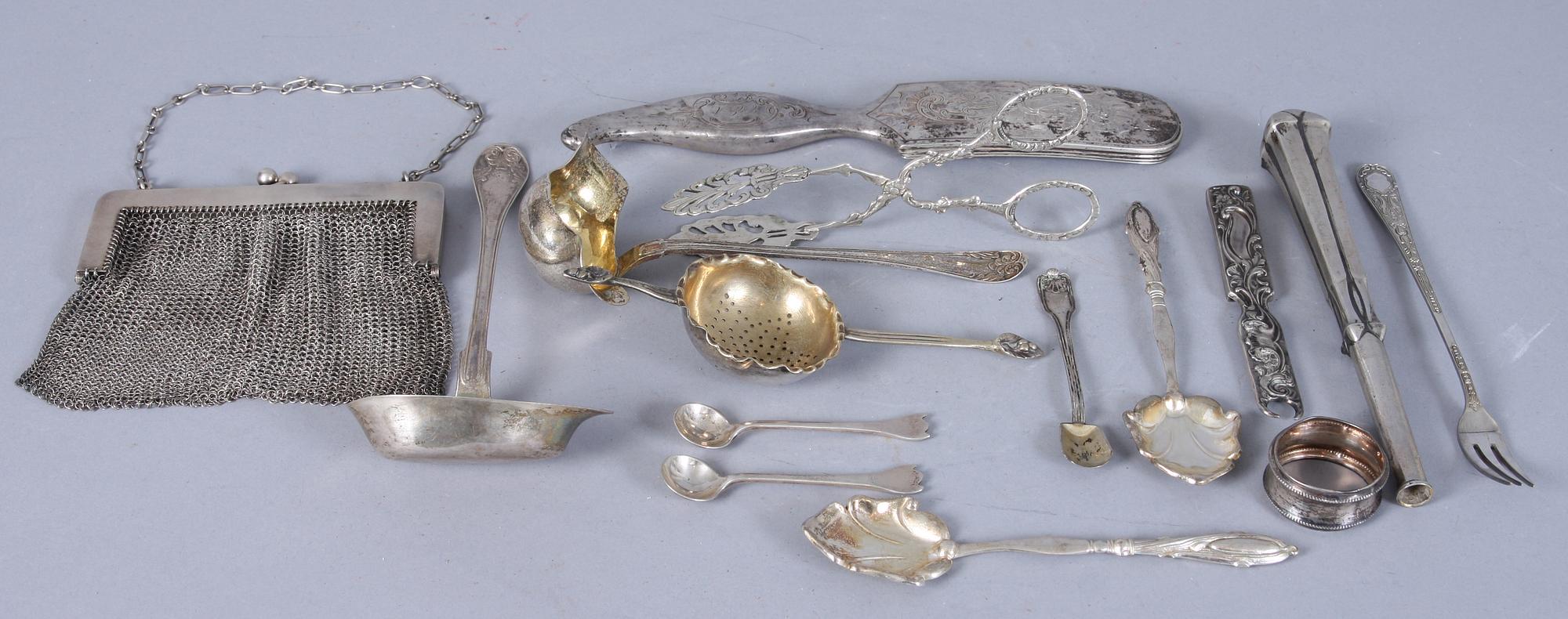 PARTI SILVER, 16 delar. 523 gram.