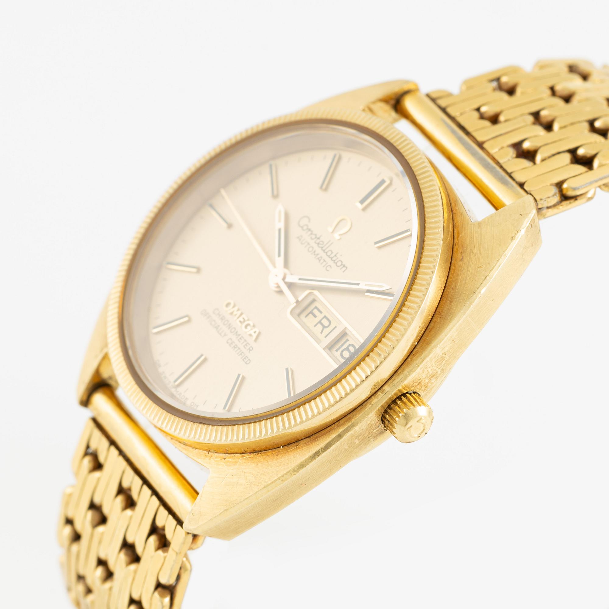 Omega, Constellation, "C", Chronometer, wristwatch, 35 mm.