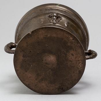 A North European Renaissance mortar dated 1581.