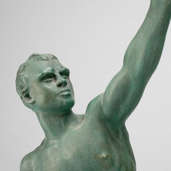 SKULPTUR, gips, okänd konstnär, 1900-talets andra hälft, ej signerad.