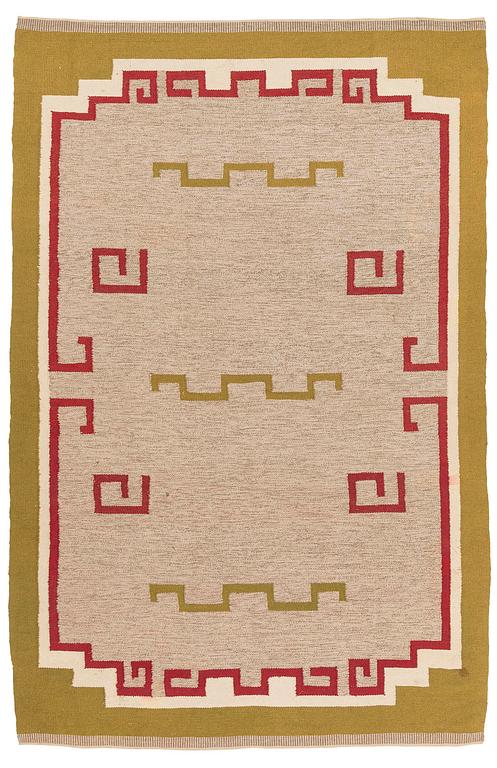 A flat weave carpet, c. 327 x 213 cm, Sweden 1920s-1930s.