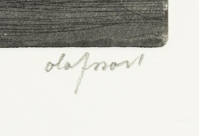 Pierre Olofsson, "Vindhäxor". mapp med 5 färgestningar.