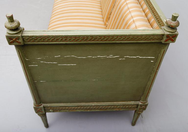 SOFFA, gustaviansk, 1700-talets slut.