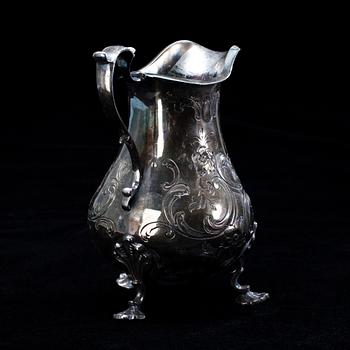 MJÖLKKANNA, silver, England, London 1851, vikt 193 g.