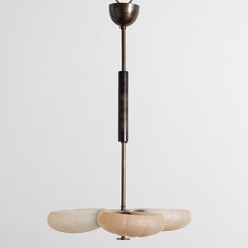 Harald Notini, taklampa, modell "10363", Arvid Böhlmarks Lampfabrik, Stockholm, 1930-tal.