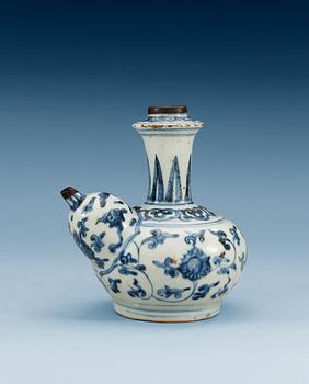 1683. A blue and white kendi, Ming dynasty, 17th Century.