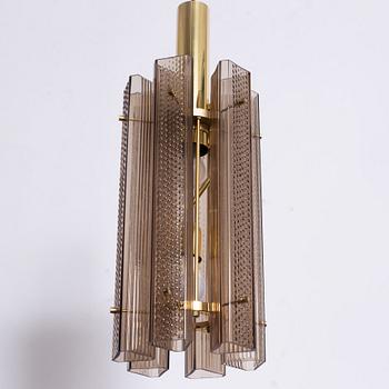 A pair of ceiling lamps, probably Glashütte Limburg, Germany, 1970s.