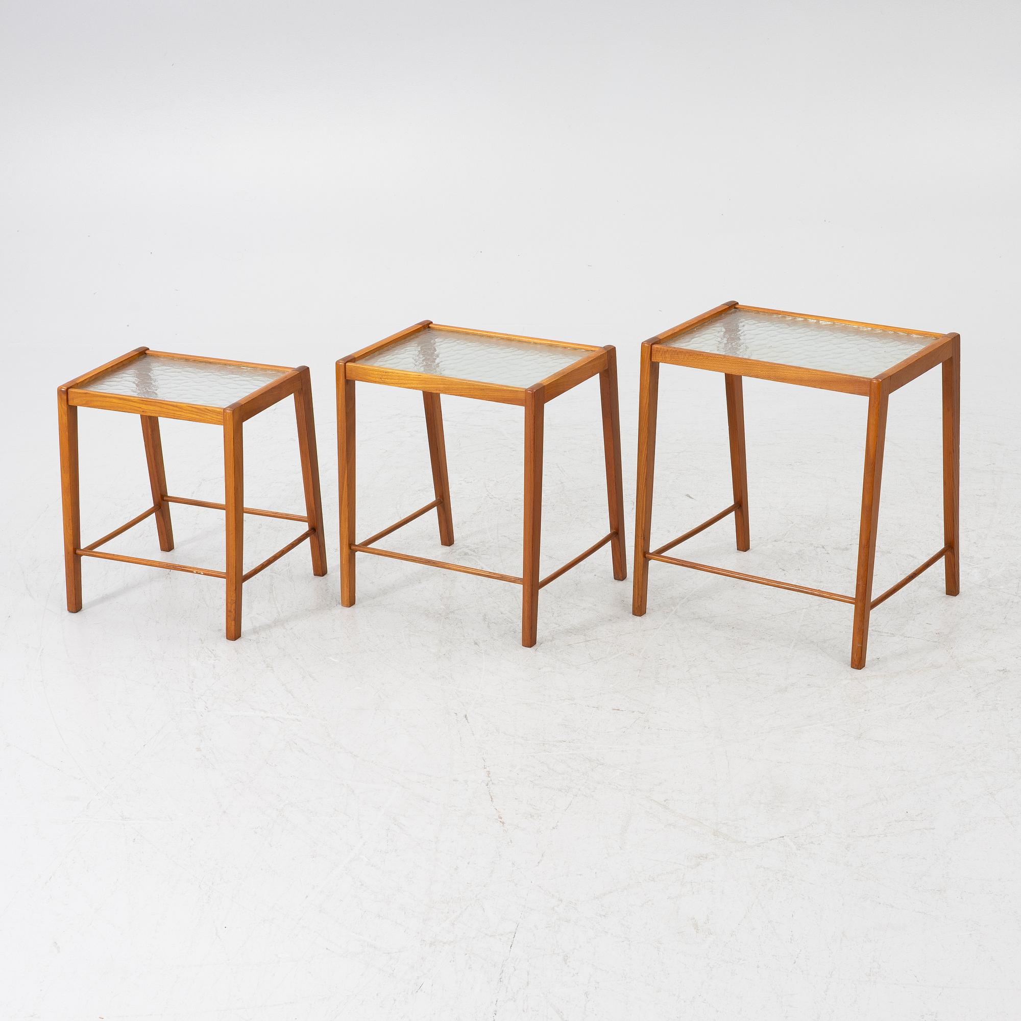 Satsbord, 3 delar, Swedish Modern, 1950-tal.