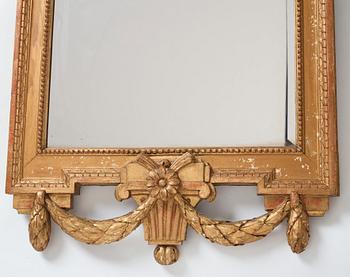 A Gustavian mirror by J. Åkerblad.