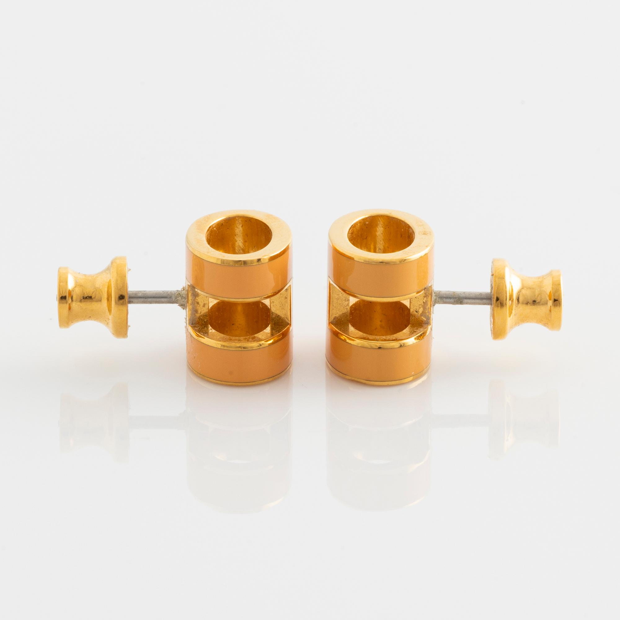 Hermès, a pair of 'Pop H' earrings.