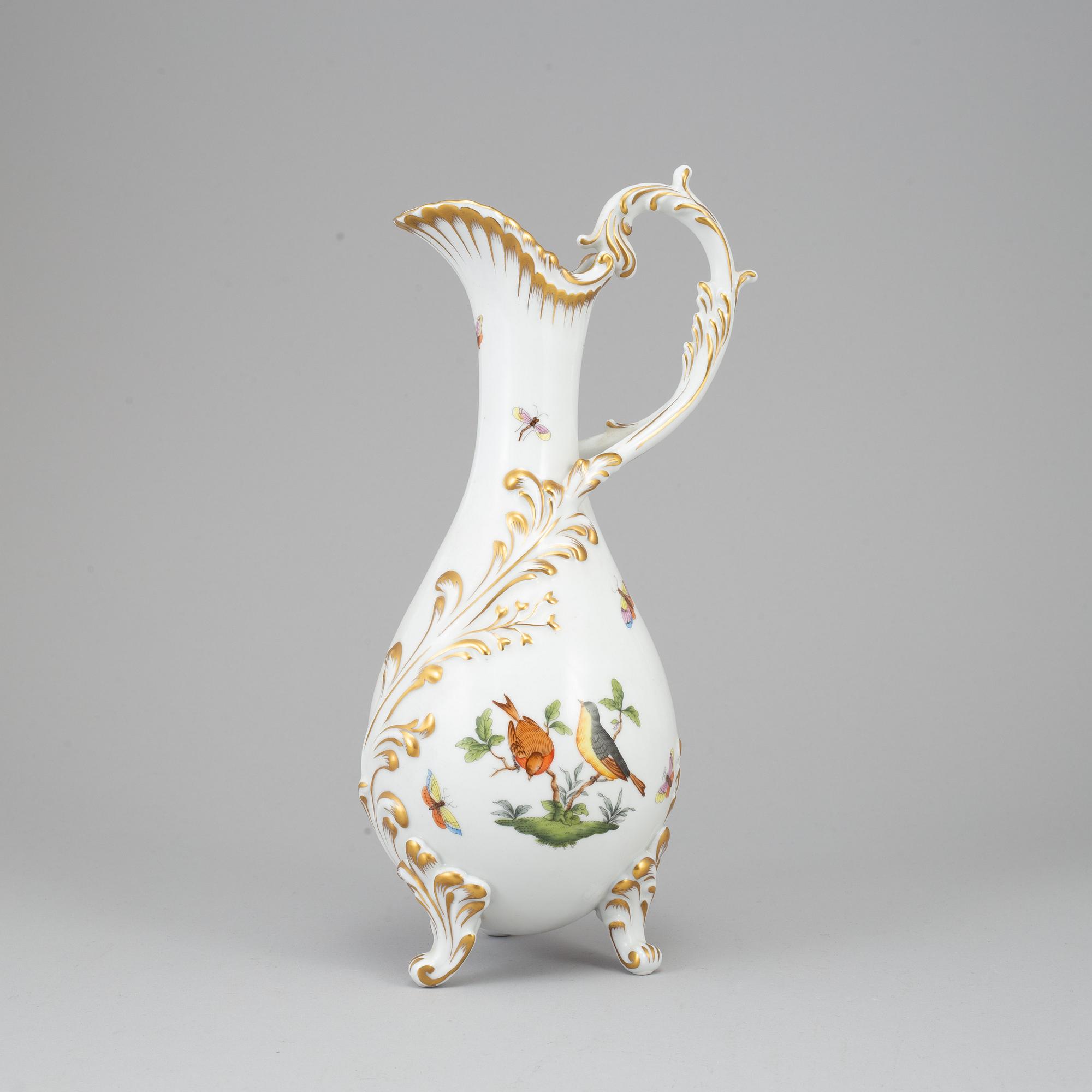 HEREND, a porcelain jug, Hungary.