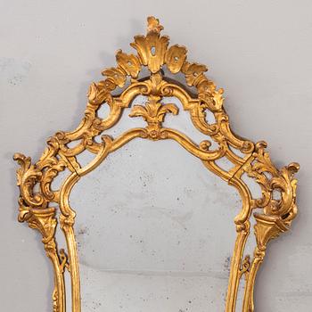 Speglar, ett par Louis XV-stil, Paoletti, Florens Italien, 1900-talets mitt.