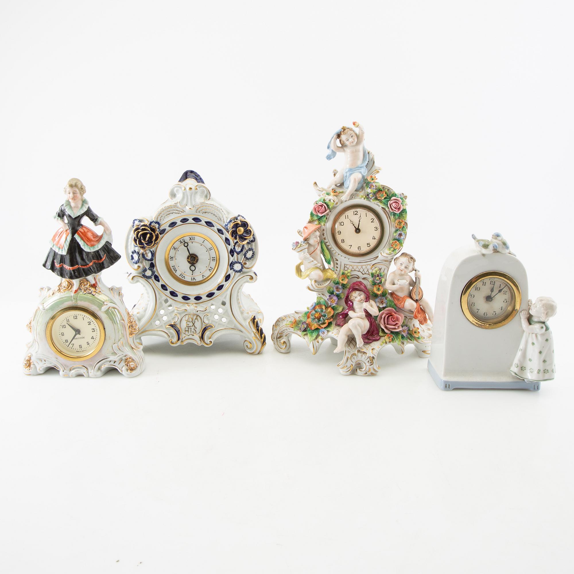 Bordsur 4 st Tyskland 1900-talets första hälft porslin.