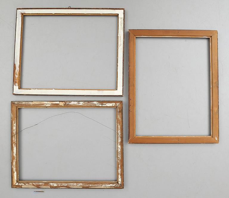 RAMAR, 3 st, trä, 1800-tal.