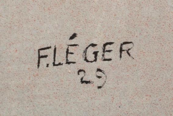 FERNAND LÉGER, lithograph in colours after.