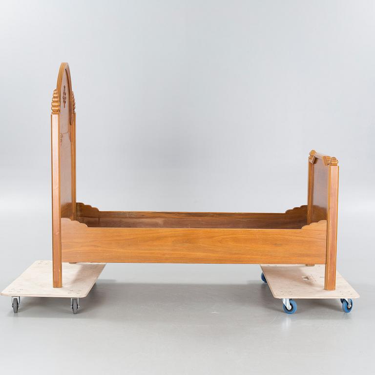 CARL CHRISTIAN CHRISTENSEN, a pair of jugend beds, signed and dated 1919.