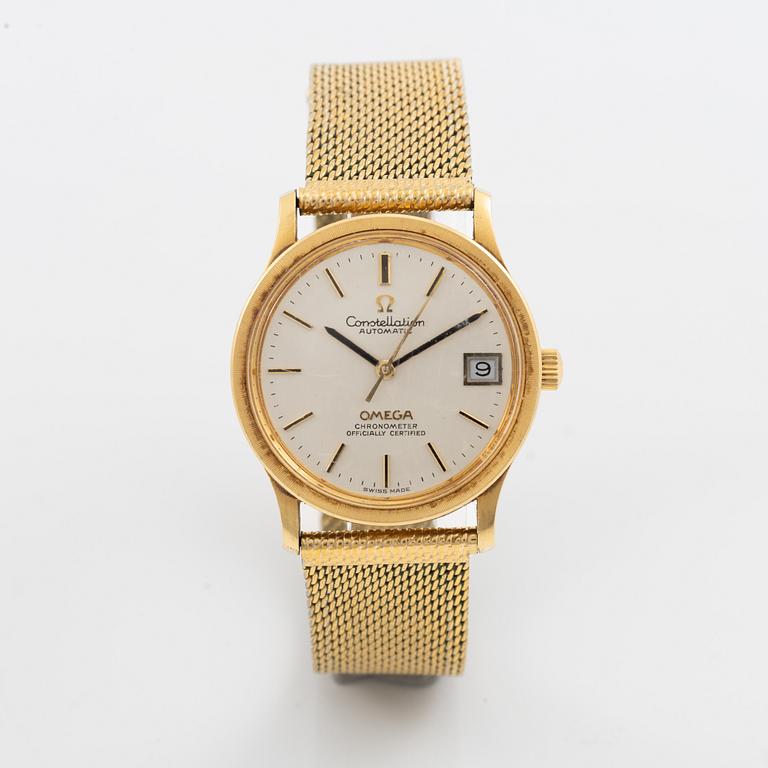 Omega, Constellation, wristwatch, 33.5 mm.