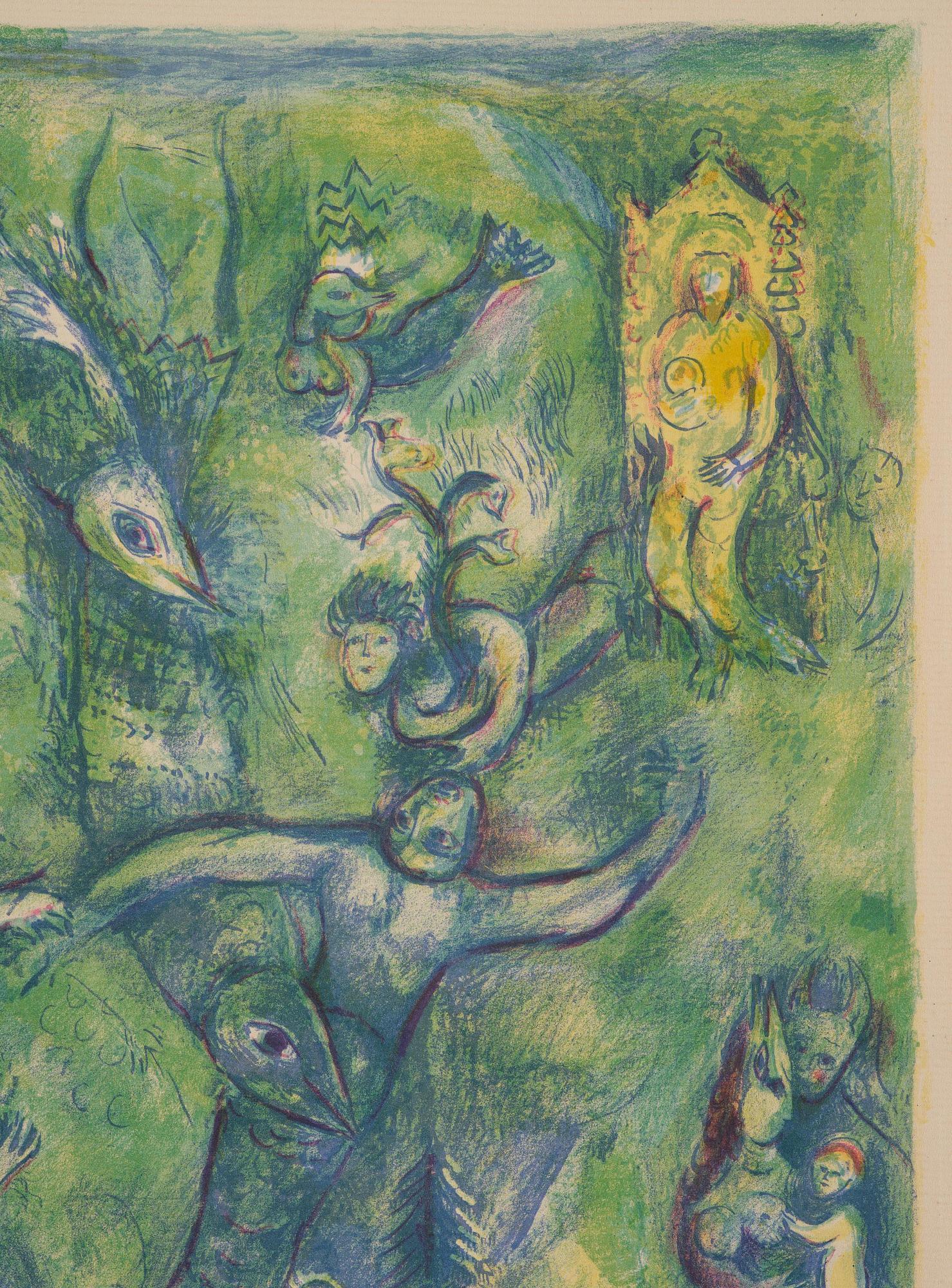 Marc Chagall, "Abdullah discovered before him.." from "Four Tales from the Arabian Nights".