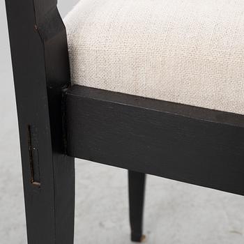 Chairs, 6 pcs, 19th century, Trafalgar type.