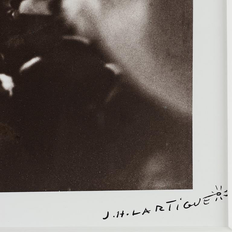 Jacques-Henri Lartigue, fotografi signerad.