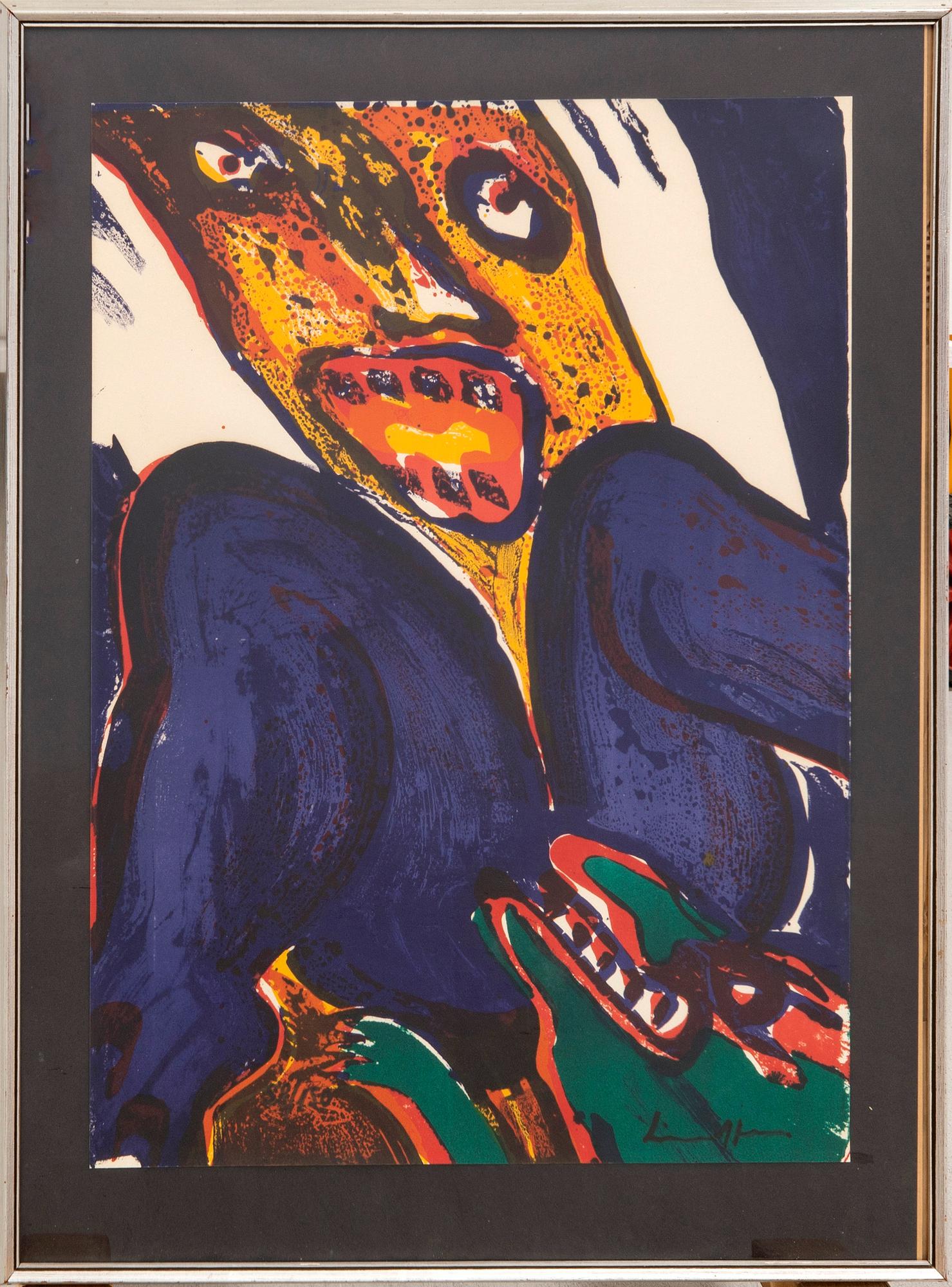 Bengt Lindström, lithograph signed and numbered 58/150.