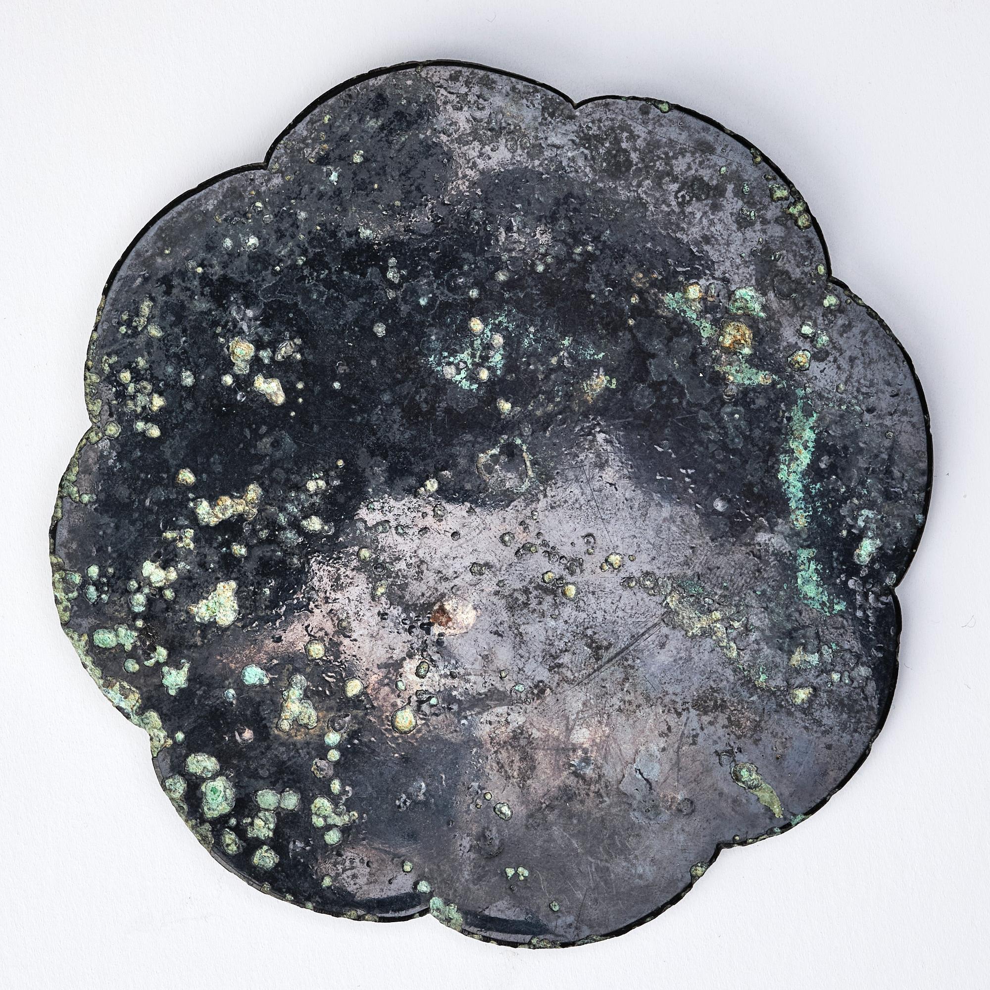 SPEGEL, brons. Tangdynastin (618-907 e.Kr.).