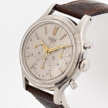 Heuer, chronograph, 36 mm.