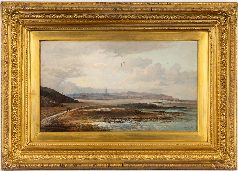 Victor de Walsh Jackson, oil on canvas, signed and dated 1883.