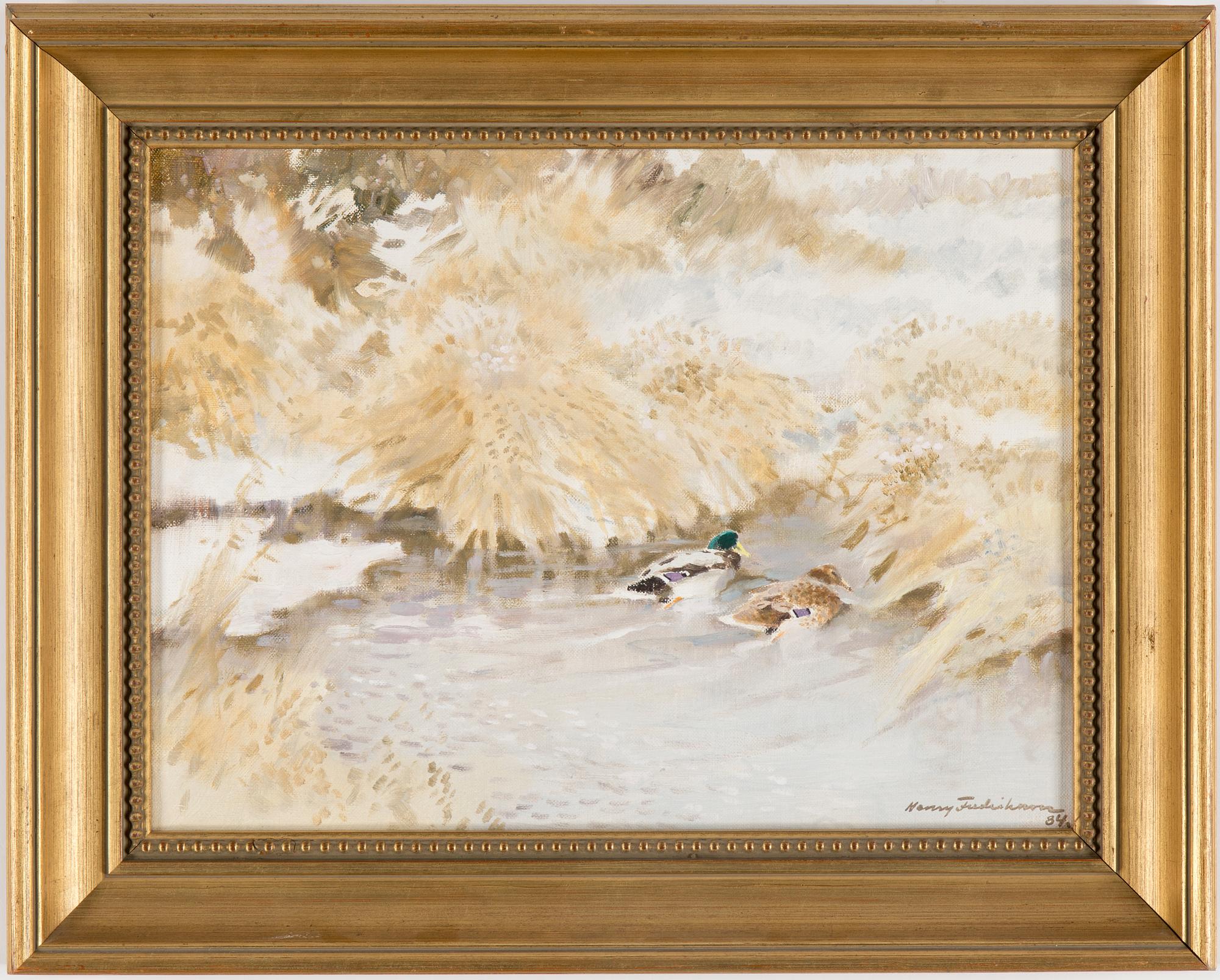 HENRY FREDRIKSSON, oil on canvas, signed and dated -84.