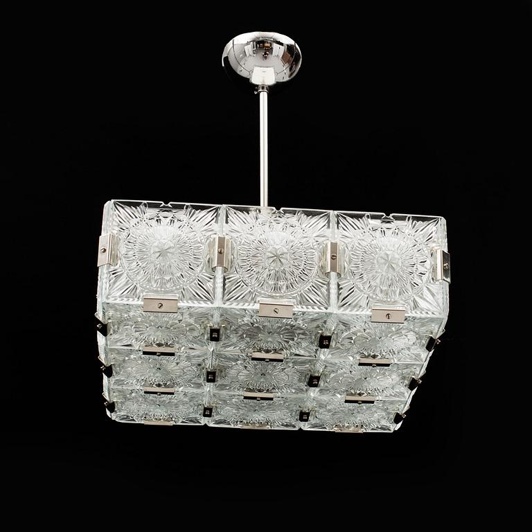 A 1960´s ceiling light. Height ca 36 cm.