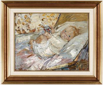 Dorothea Sharp, The Baby in its crib.