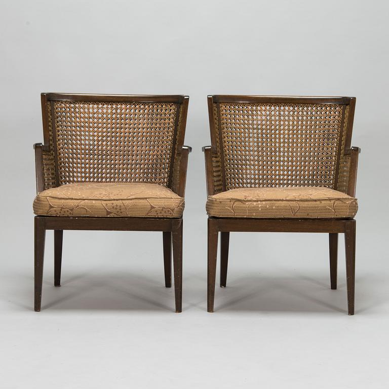 A pair of 1930s armchairs, manufacturer Paul Boman, Finland.