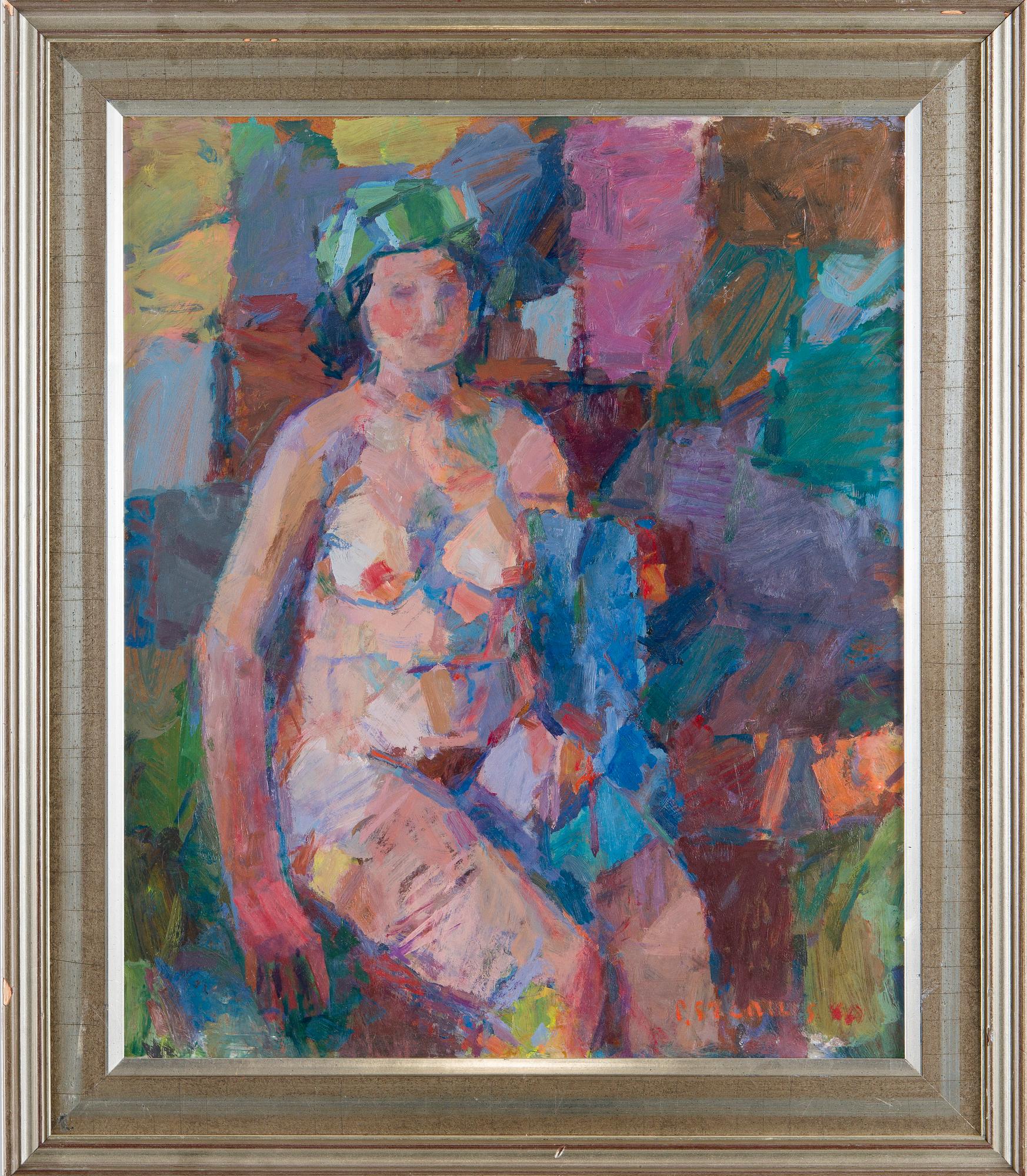 Per Stenius, Istuva alastonmalli.