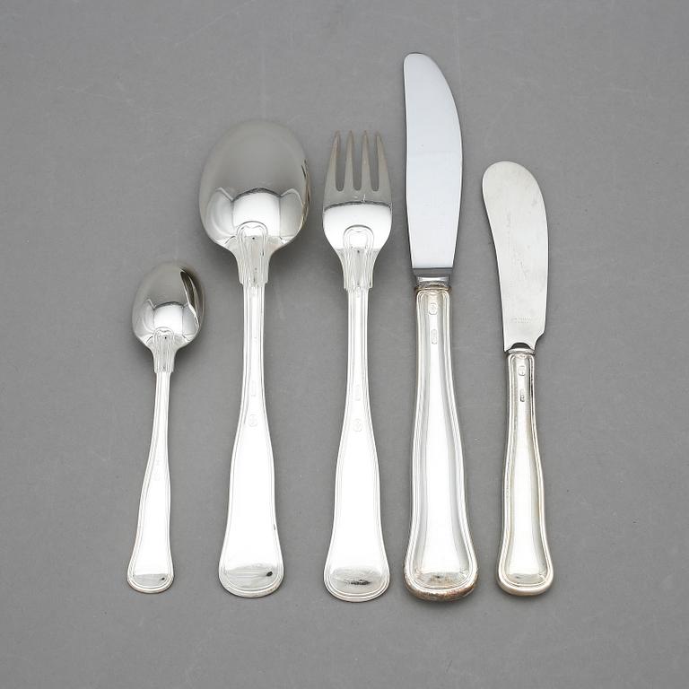 BESTICK, 25 delar, silver, Cohr, Danmark. Total vikt 1065 g.