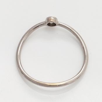 Tiffany & Co, Elsa Peretti, ring, "Wave", platina med briljantslipad diamant.