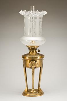 FOTOGENLAMPA, mässing, 1900-talets första hälft.