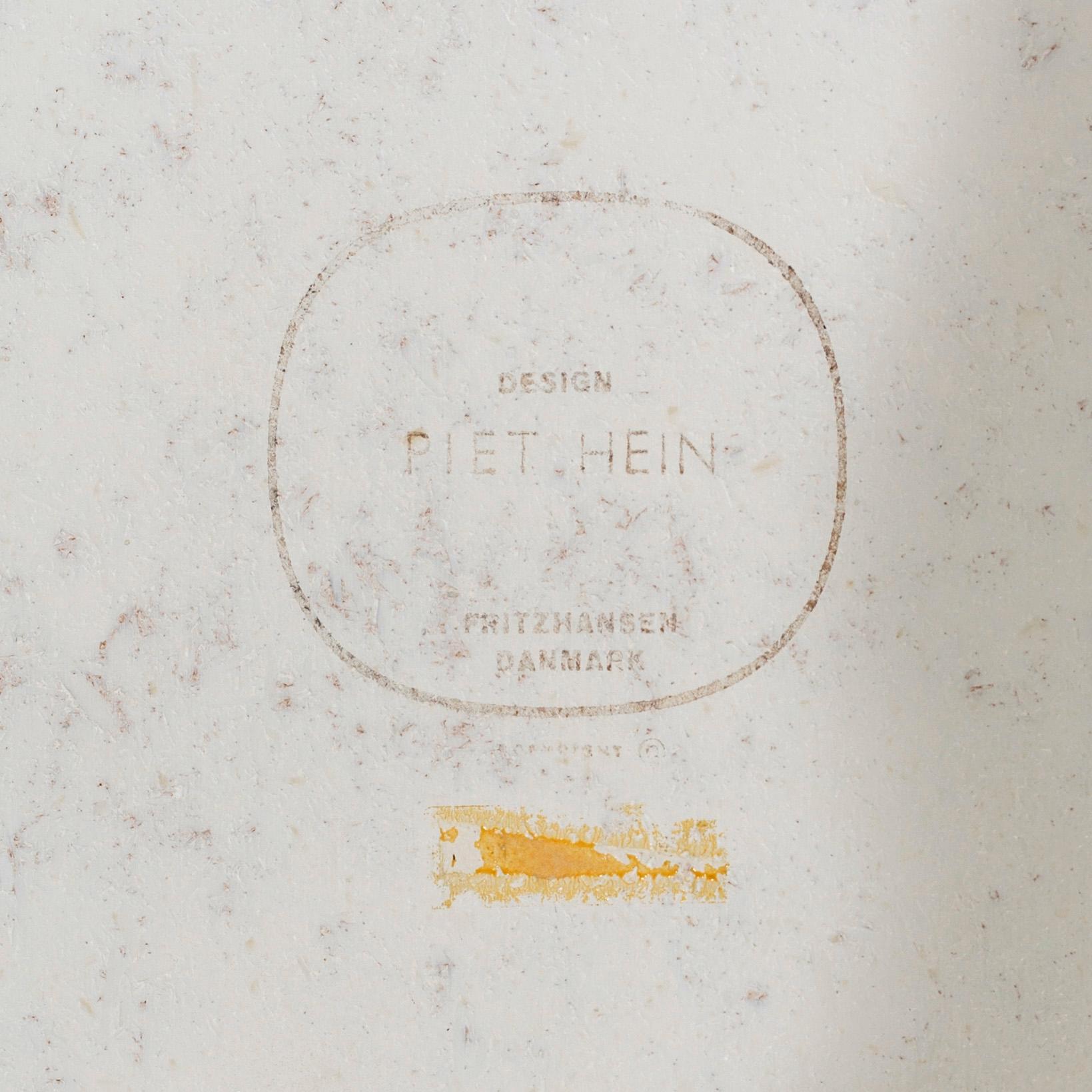 PIET HEIN & BRUNO MATHSSON, a 'Supercirkel'  table from Fritz Hansen, Denmark,