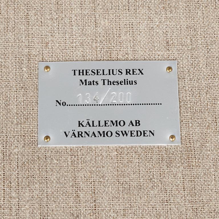 Mats Theselius, fåtölj, "Theselius Rex", Källemo, Värnamo efter 1995.