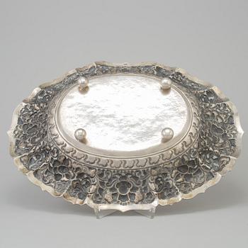 a silver bowl from around 1900.