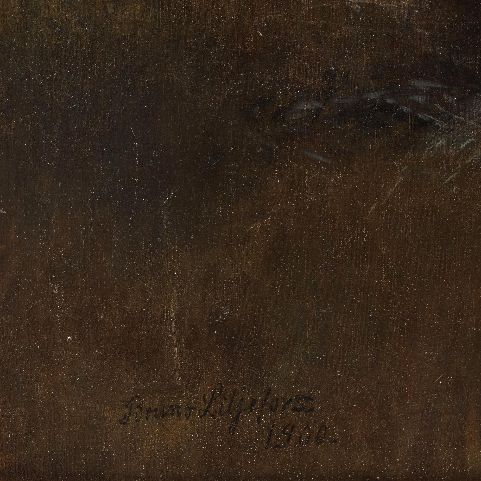 Bruno Liljefors, A family of foxes.