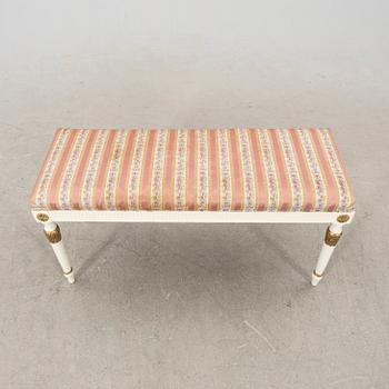 Bänk Gustaviansk stil 1900-talets första hälft.