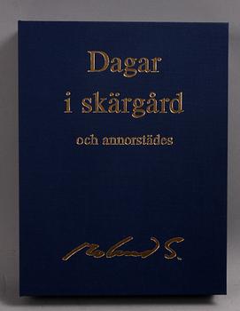 ROLAND SVENSSON, 4 st färglitografier i kassett, sign o dat -90, numr 366/400.