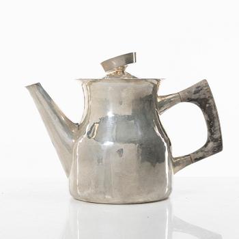 Eric Löfman, coffee pot, silver, MGAB, Uppsala 1975.