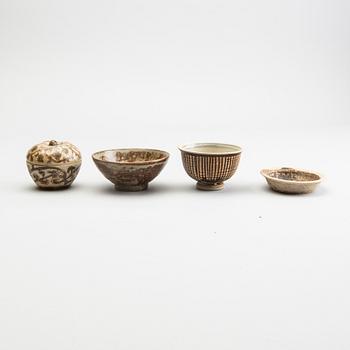 A group of four South East Asian vessels, 18/19th Century.